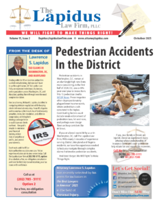 Personal injury lawyer and tax lawyer in DC newsltetter