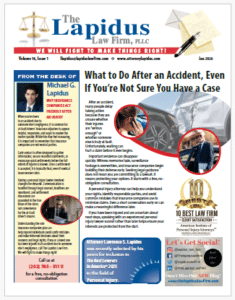 DC and Maryland Personal Injury Lawyer Newsletter Image Jan 2026