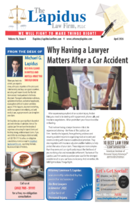 Washington, DC Personal Injury Lawyer Newsletter